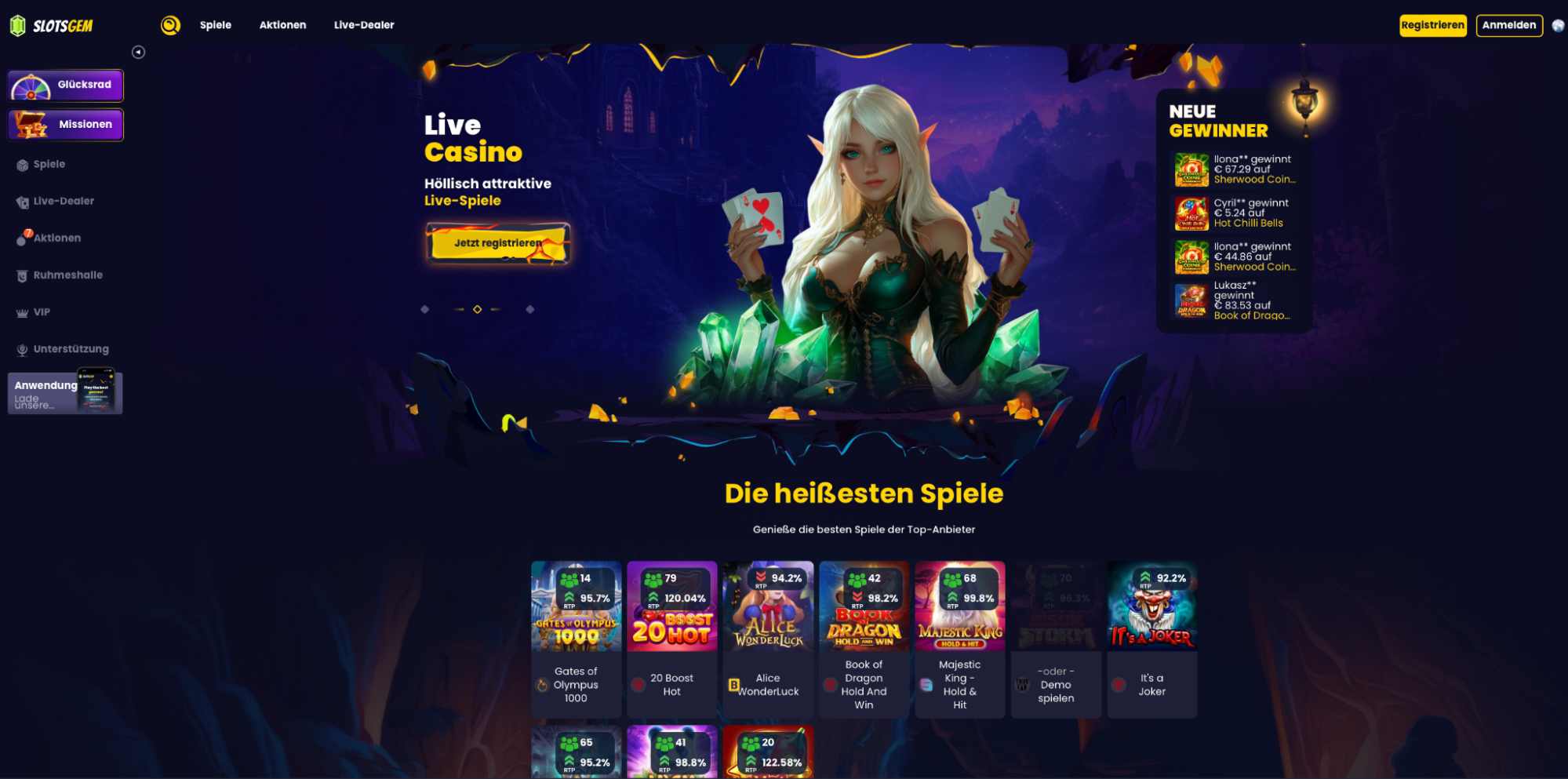 slotgem main page
