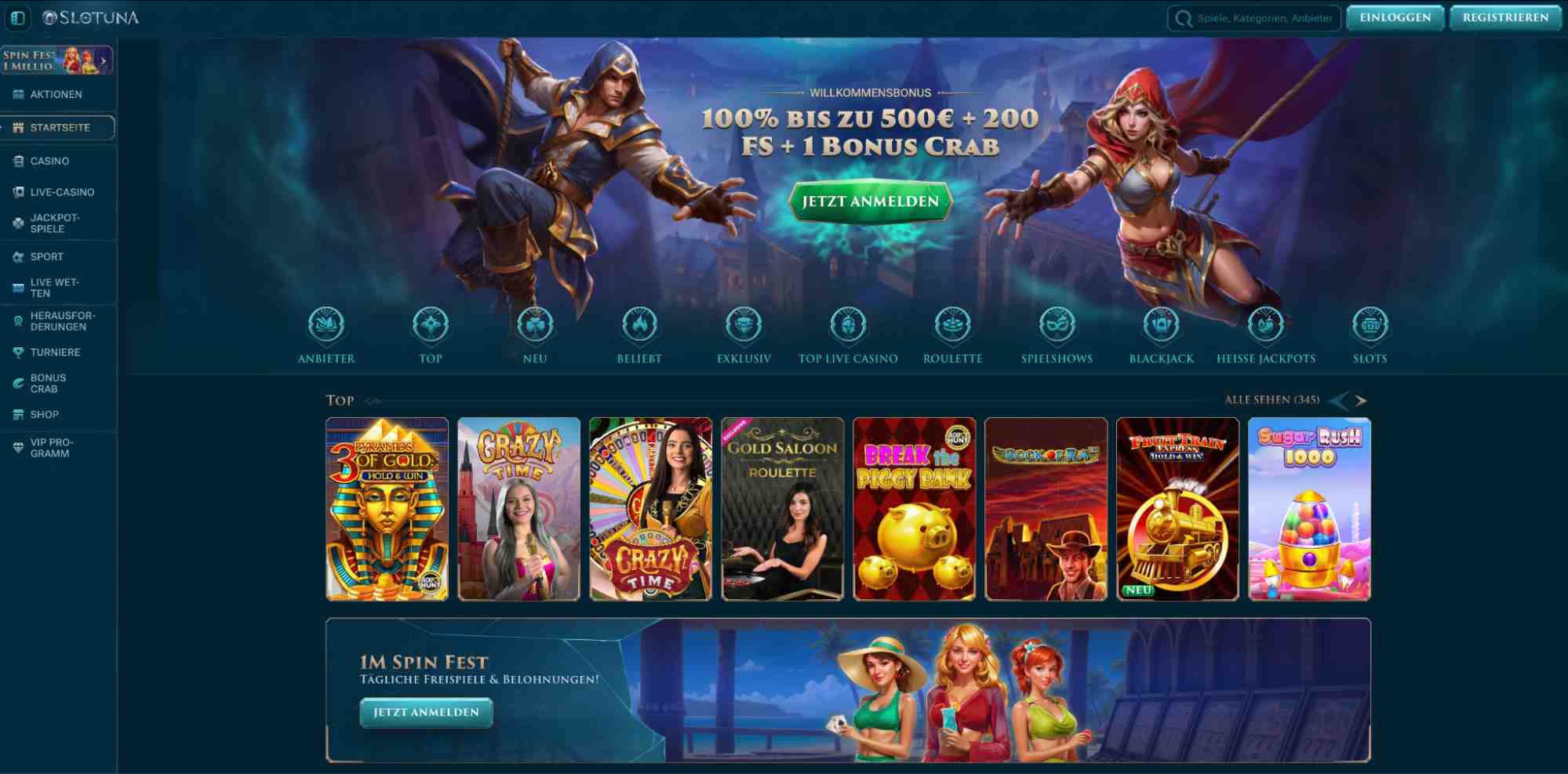 slotuna main page