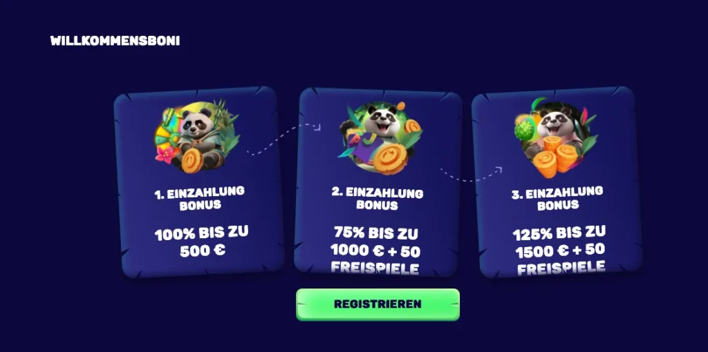 spinpanda welcome bonus