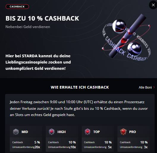 starda cashback