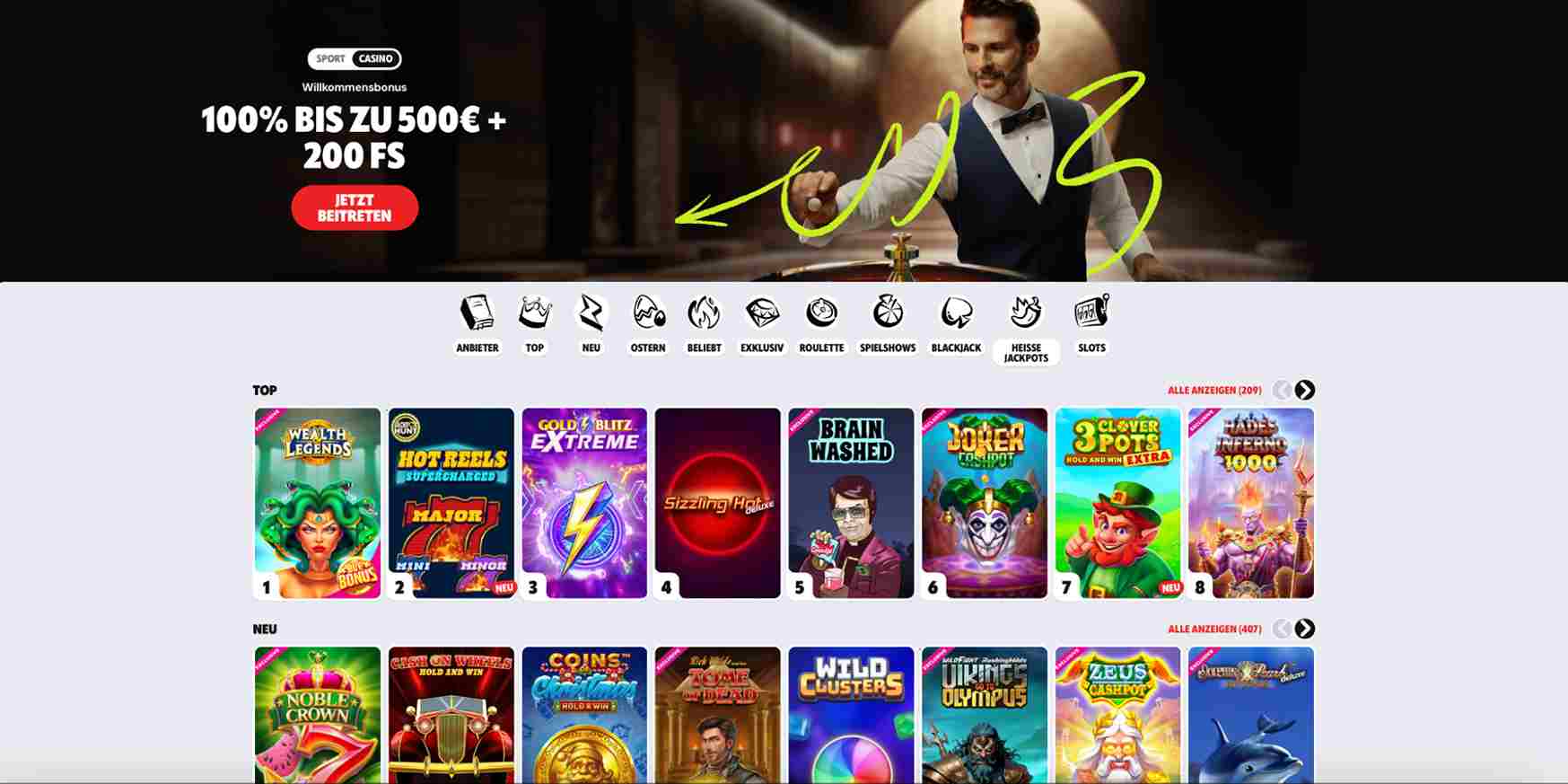 supabet main page