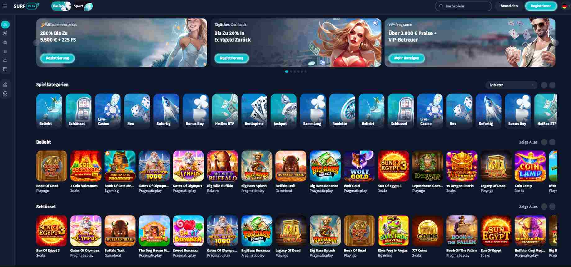 surfplay main page