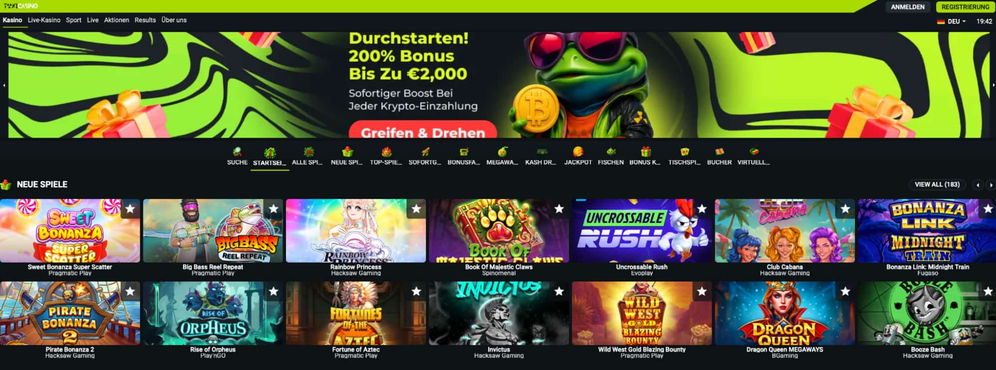 toxi main page