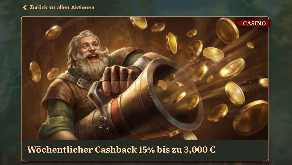 wildrobin casino cashback