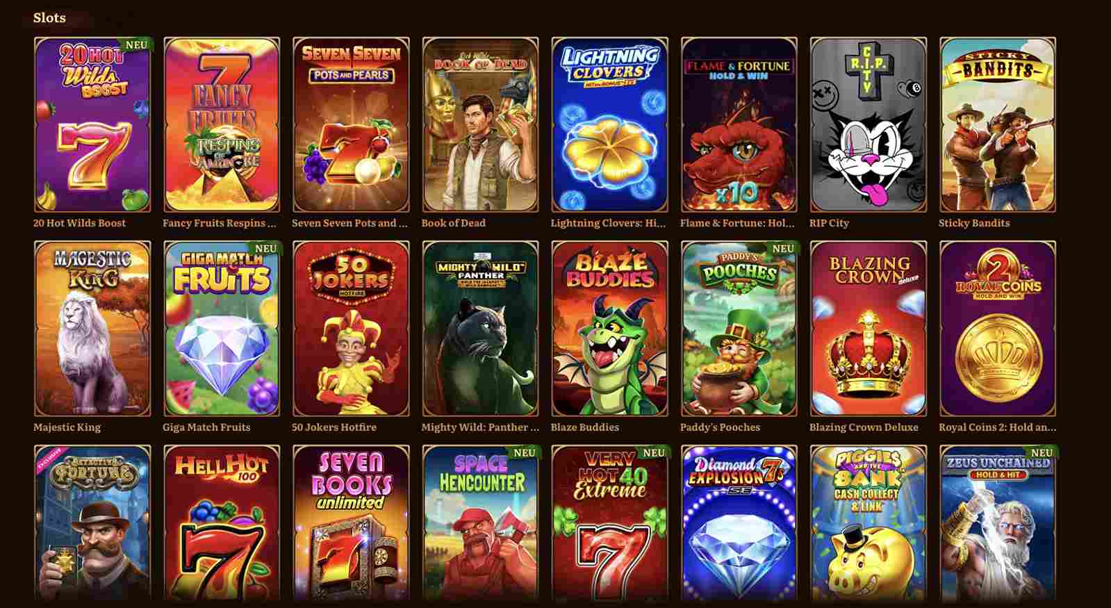 wildrobin casino slots