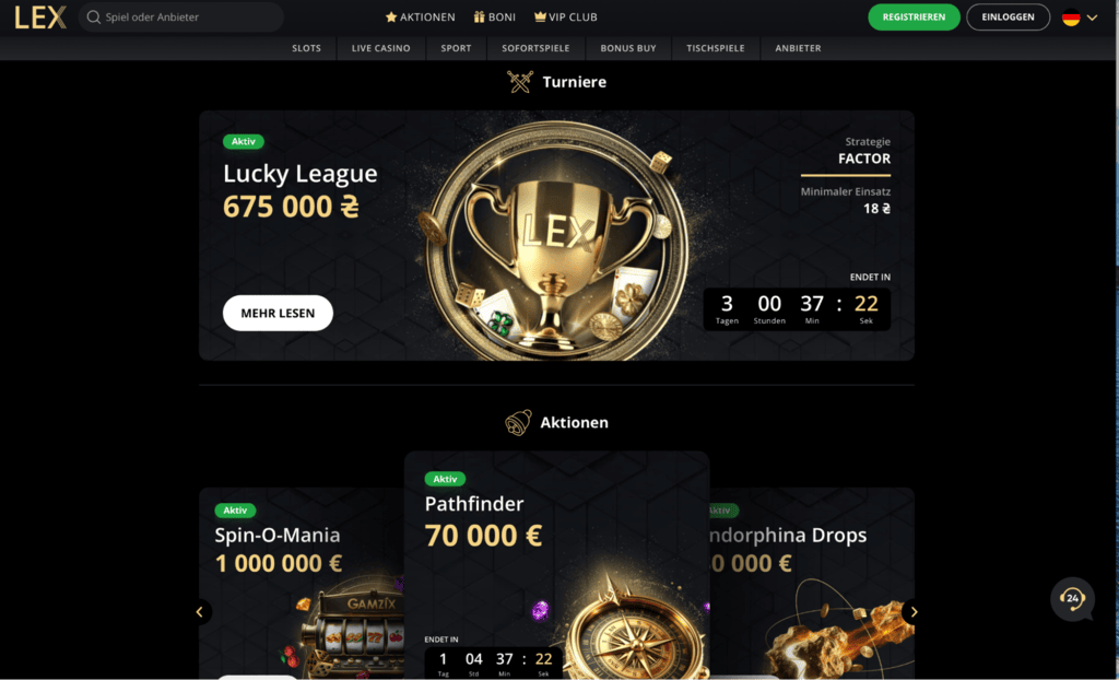 Lex Casino Angebote