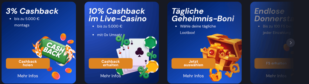 Slotozen Casino Bonusaktionen