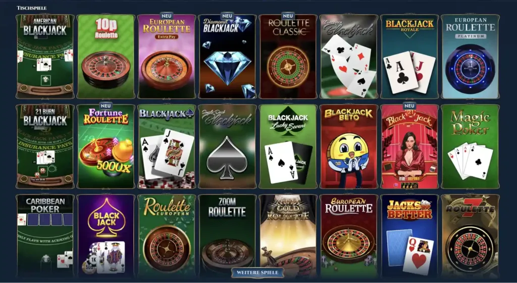 richroyal table games